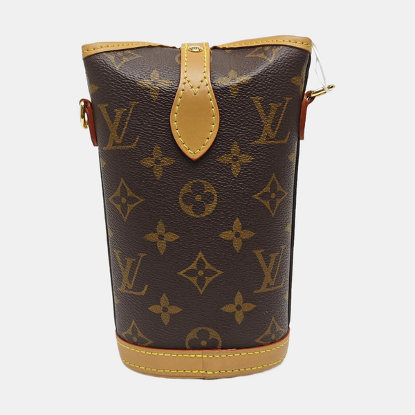 FOLD ME Monogram Coated Canvas Brown