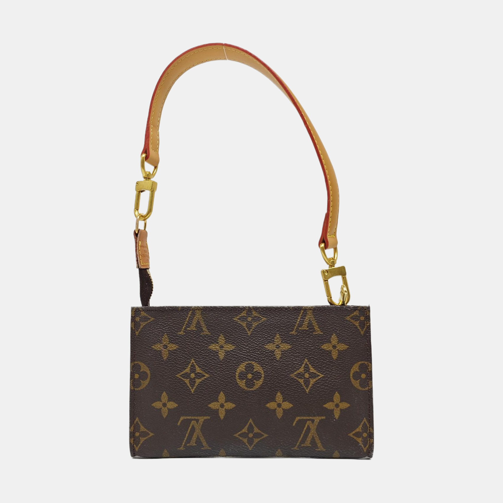 BUCKET Monogram Coated Canvas Brown