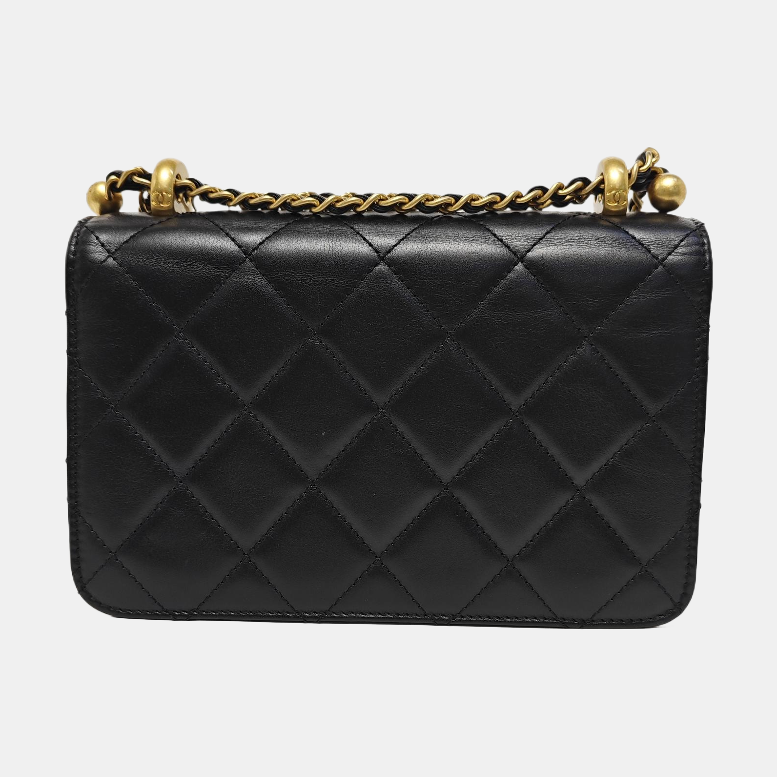 TRENDY CC Quilted Lambskin Black