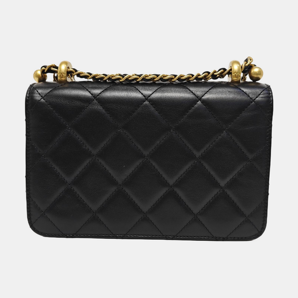 TRENDY CC Quilted Lambskin Black