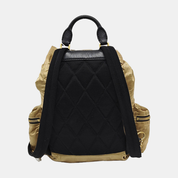 The Rucksack Medium Nylon Gold