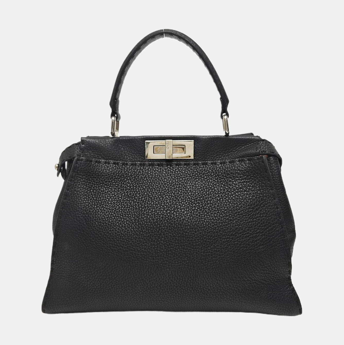 Peekaboo Medium Calfskin Black