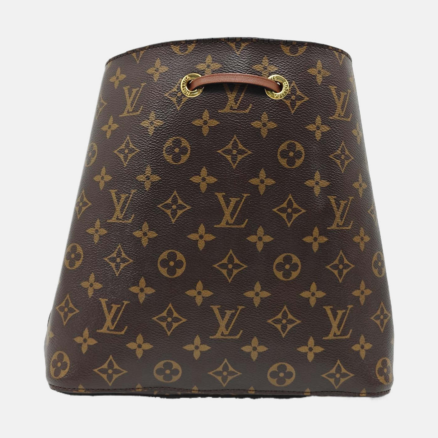 NÉONOÉ MM Monogram Coated Canvas Brown