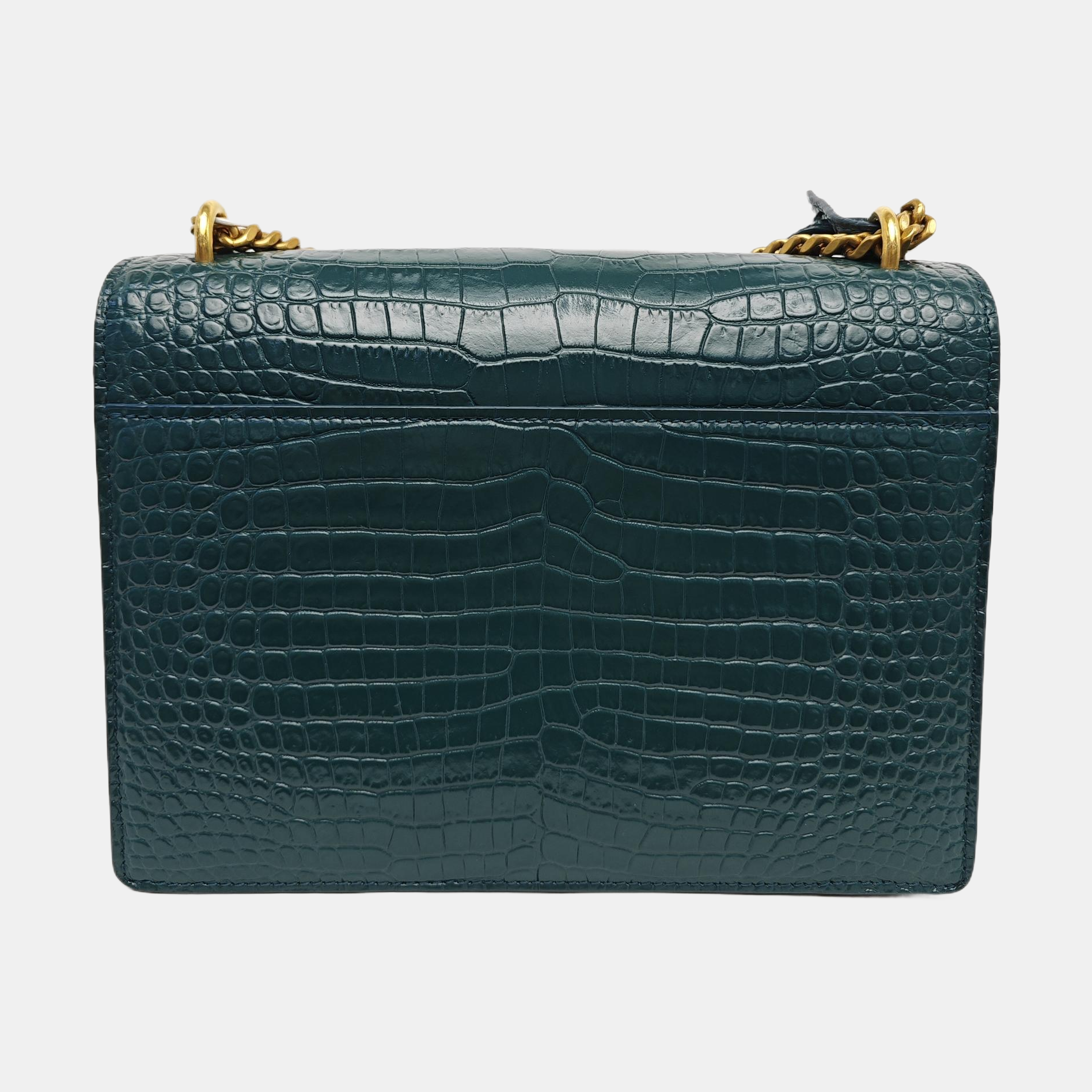 SUNSET Medium Calfskin Green