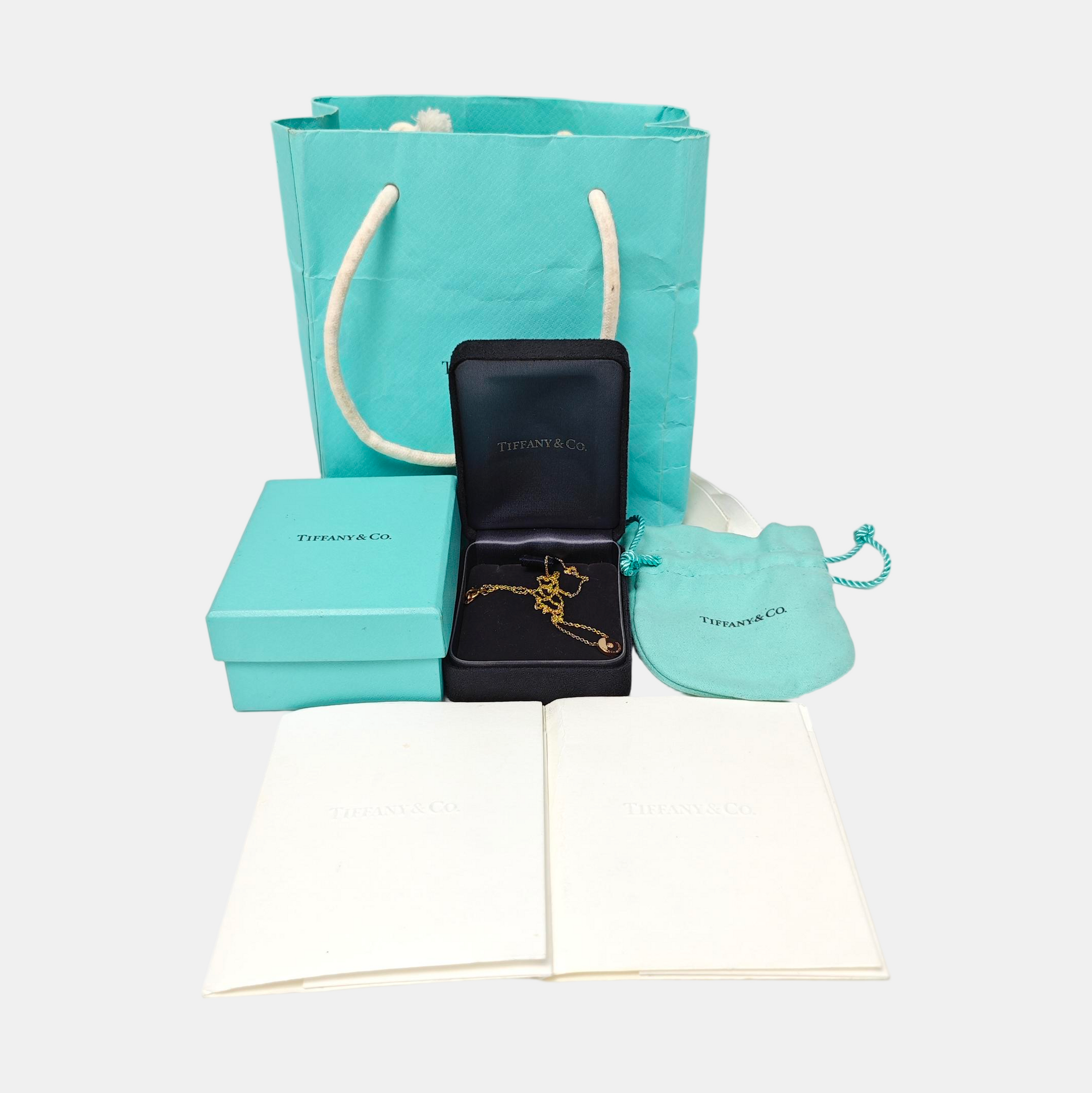 Tiffany 1837 18k Rose Gold Necklace