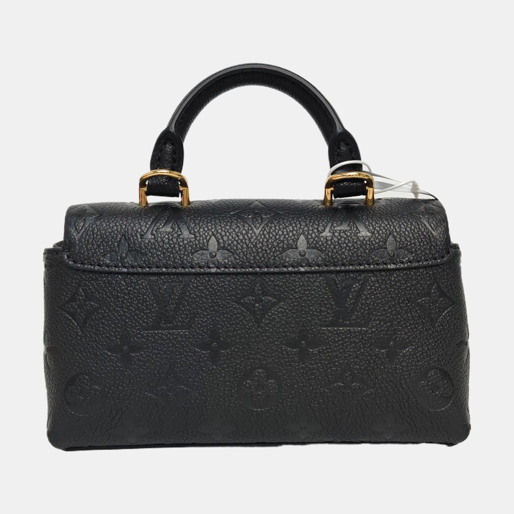 MADELEINE Nano Monogram Calfskin Black