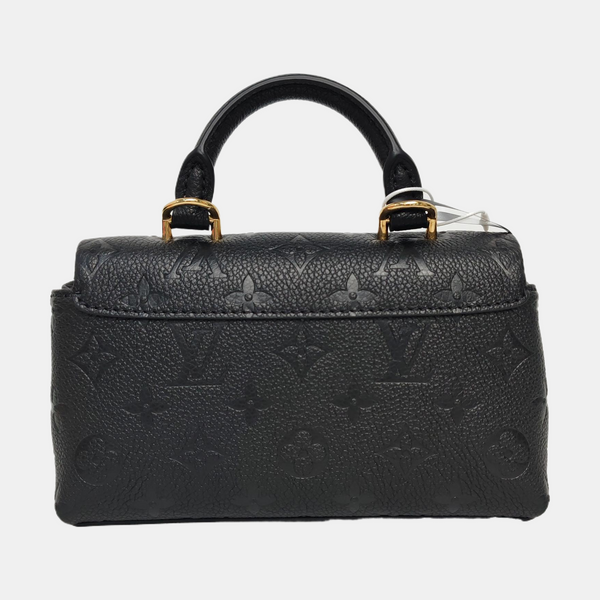 MADELEINE Nano Monogram Calfskin Black