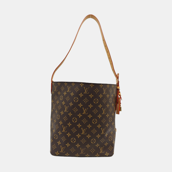 ALL IN GM Monogram Coated Canvas Brown