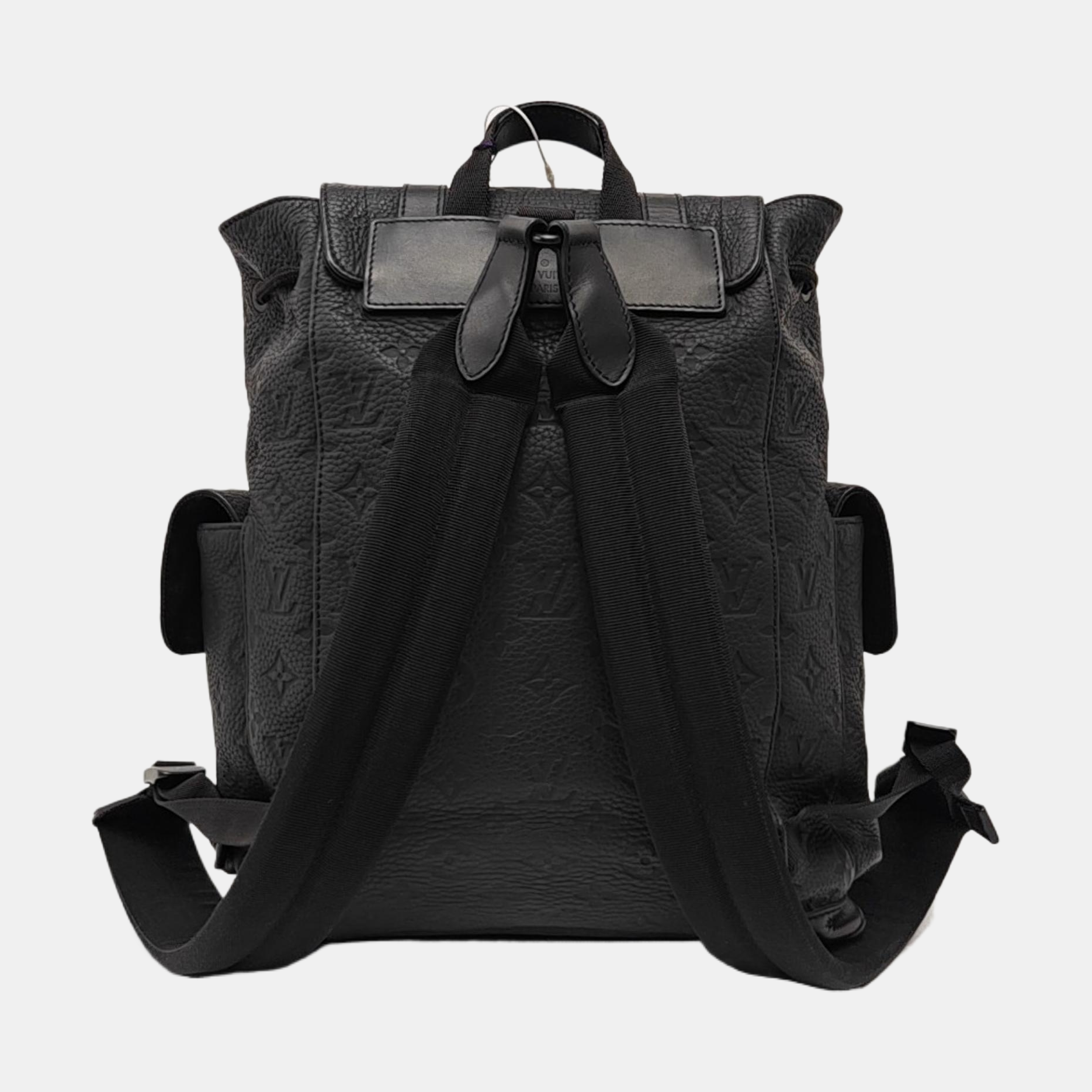 CHRISTOPHER PM Monogram Calfskin Black