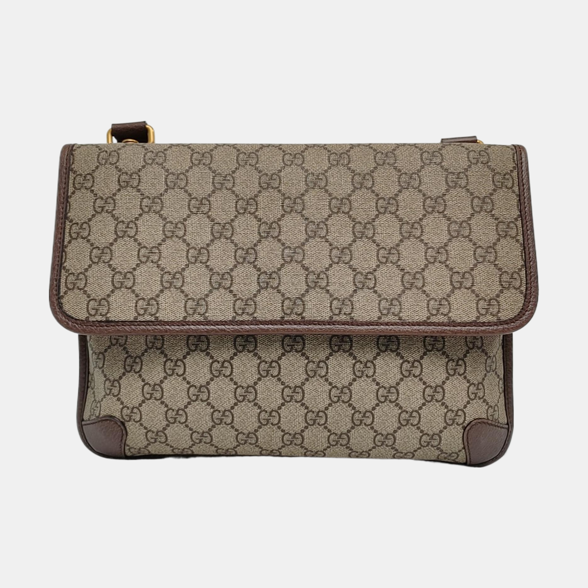 Neo Vintage Large Monogram Coated Canvas Brown