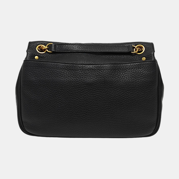 Calfskin Shoulder Bag Black