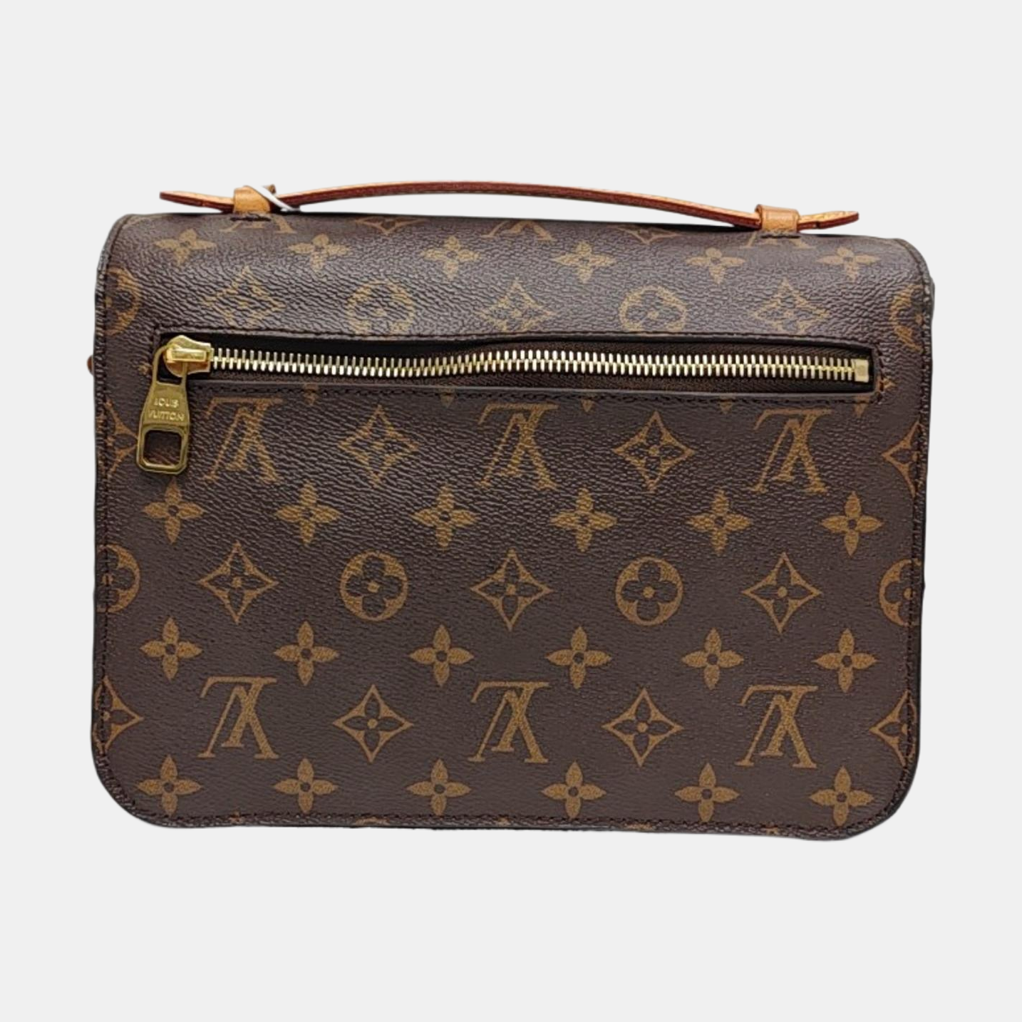 MÉTIS MM Monogram Coated Canvas Brown