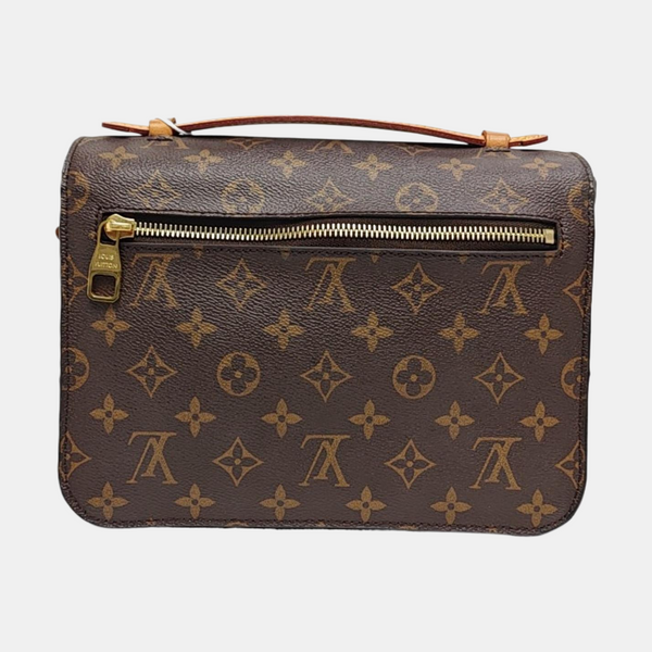 MÉTIS MM Monogram Coated Canvas Brown