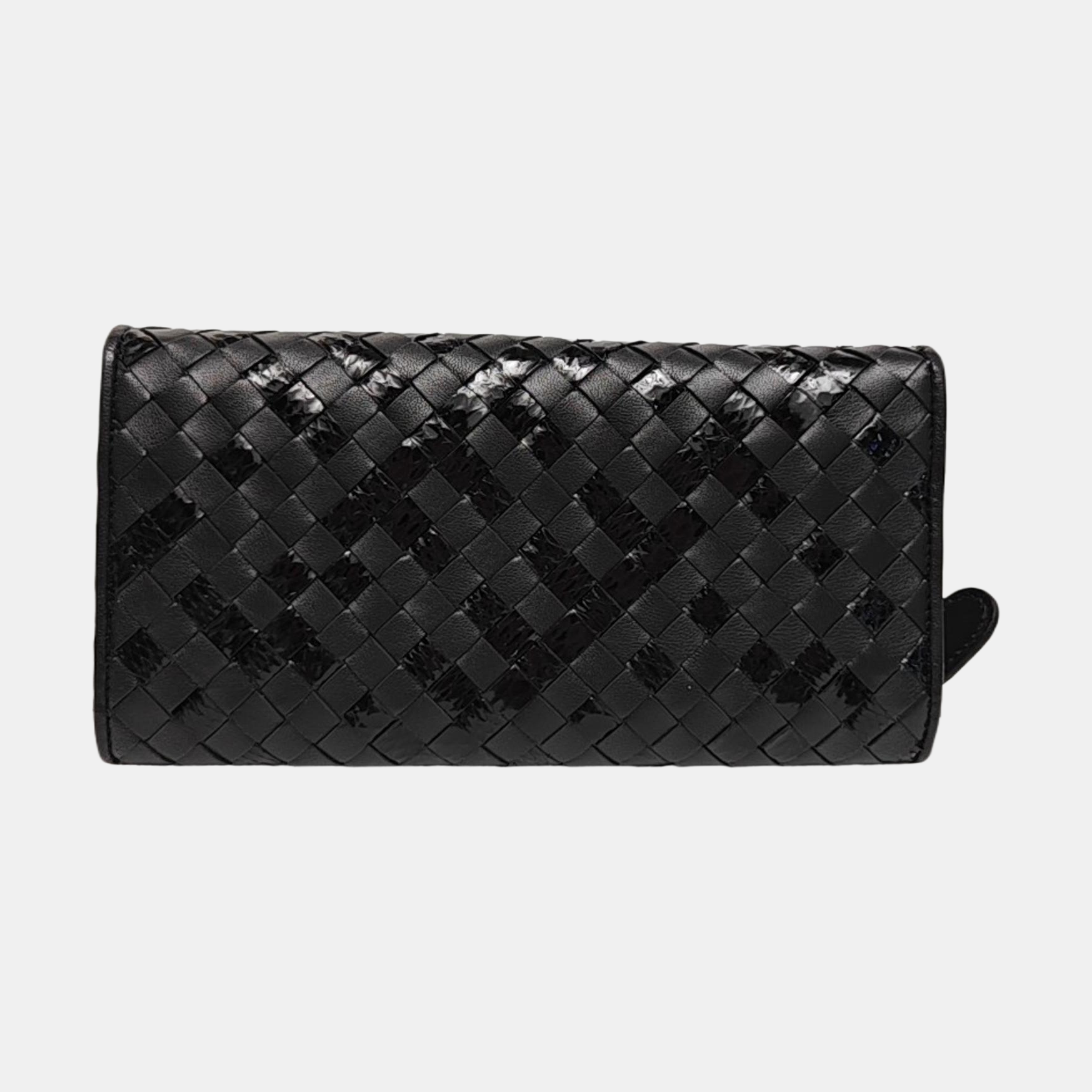Olimpia Calfskin Black Wallet