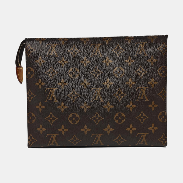 TOILET POCKET 26 Monogram Coated Canvas Brown