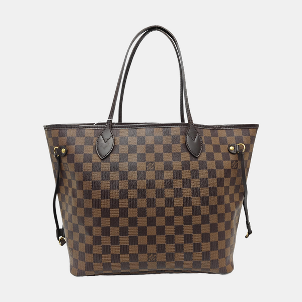 NEVERFULL MM Damier Ebene Coated Canvas Brown