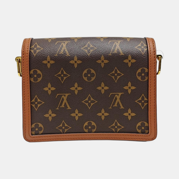DAUPHINE Mini Monogram Coated Canvas Brown