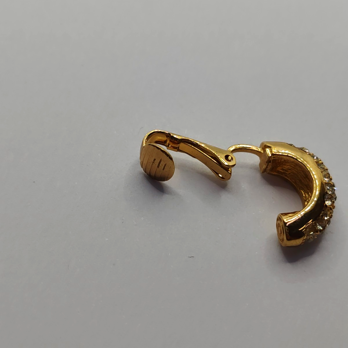 Metal Gold Clip On Earrings