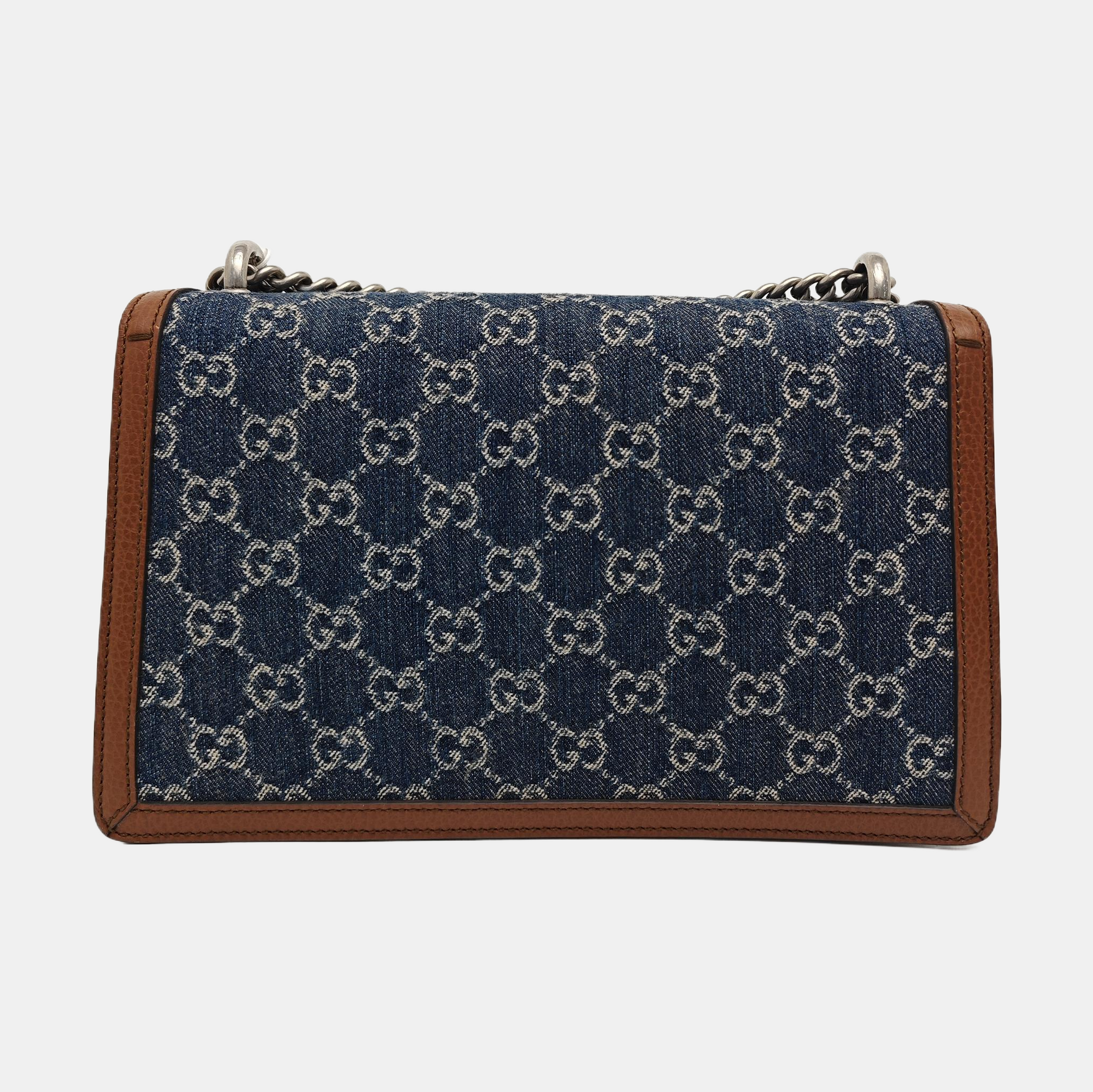 Dionysus Small Monogram Denim Blue