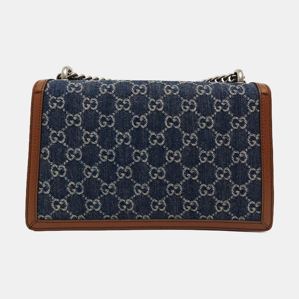 Dionysus Small Monogram Denim Blue