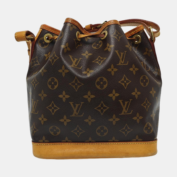 NOÉ BB Monogram Coated Canvas Brown