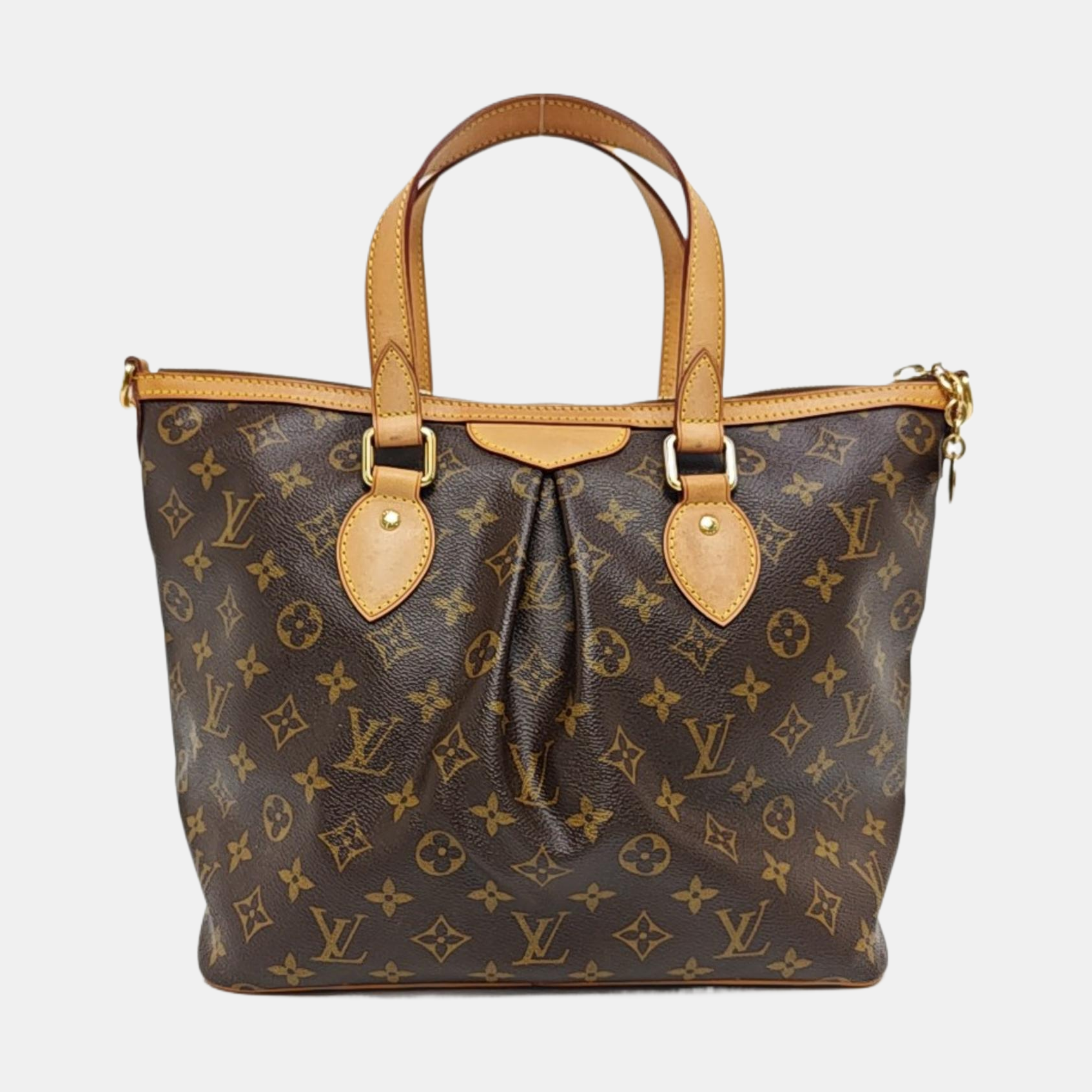 PALERMO PM Monogram Coated Canvas Brown
