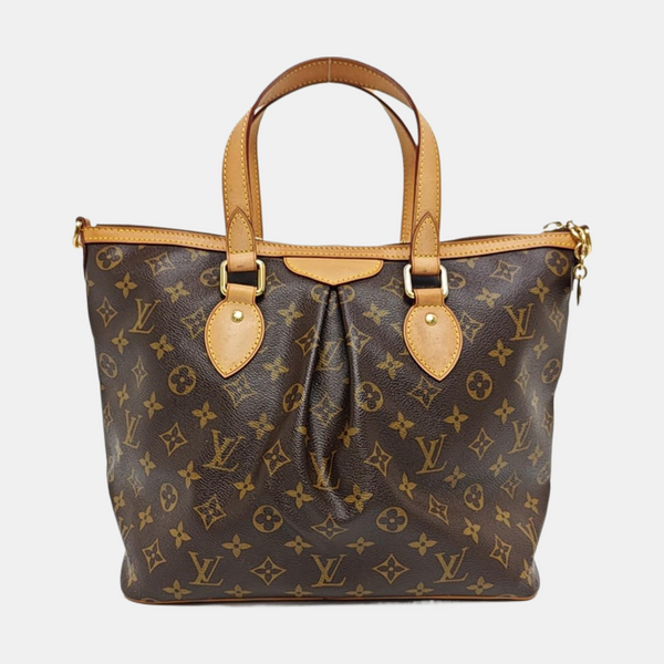 PALERMO PM Monogram Coated Canvas Brown