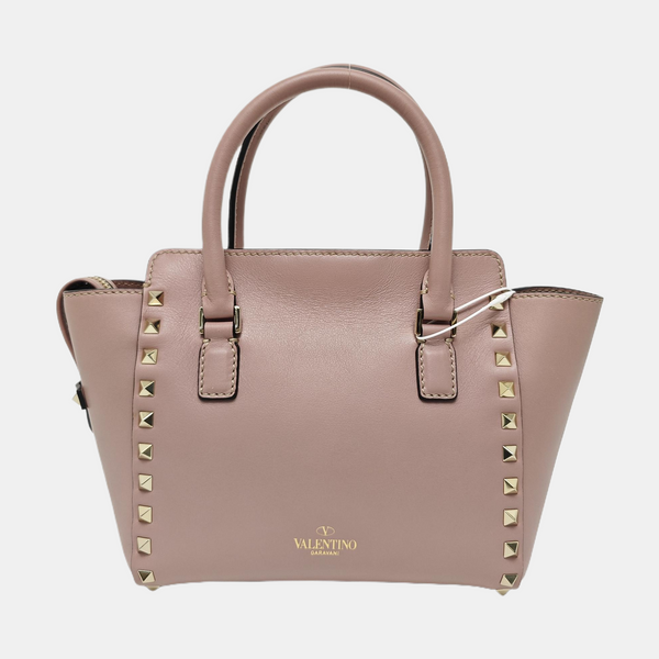 Rockstud Calfskin Pink