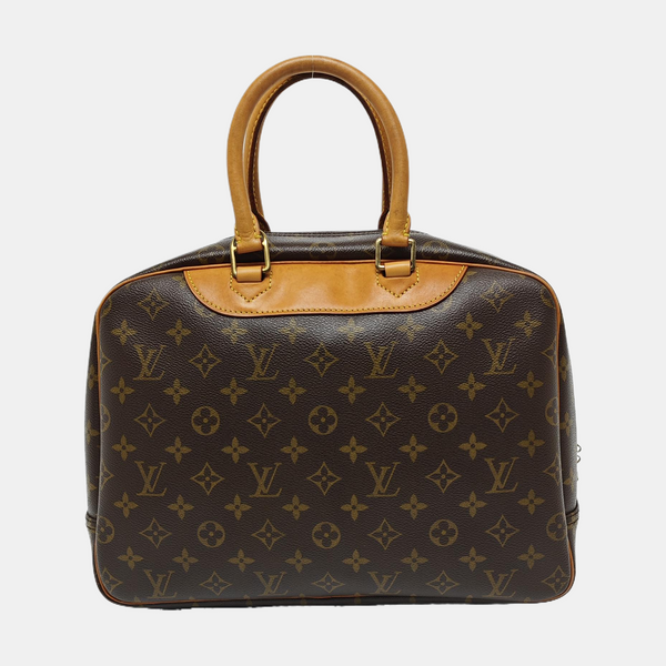 DEAUVILLE GM Monogram Coated Canvas Brown