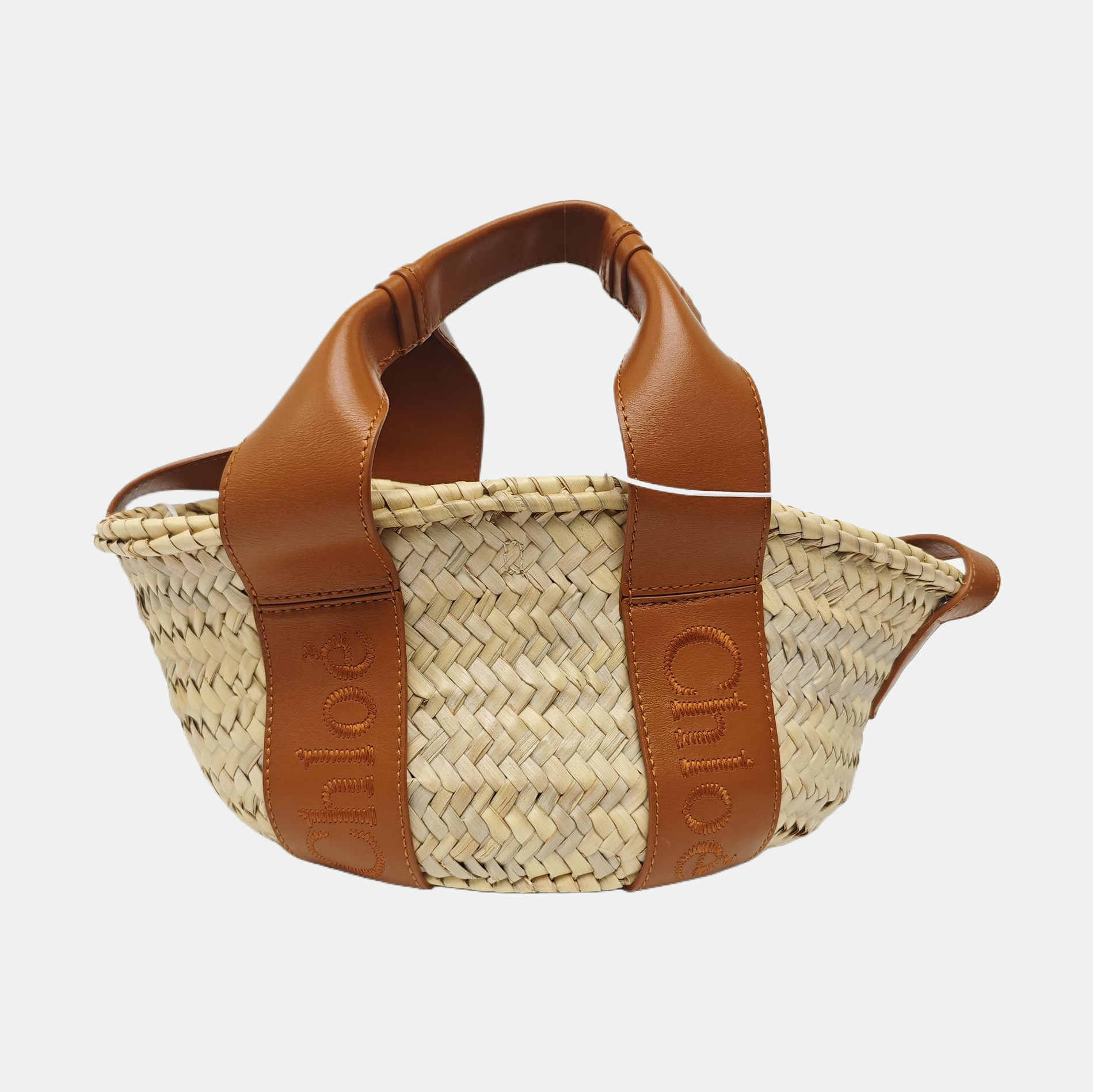 Straw Tote Bag Beige