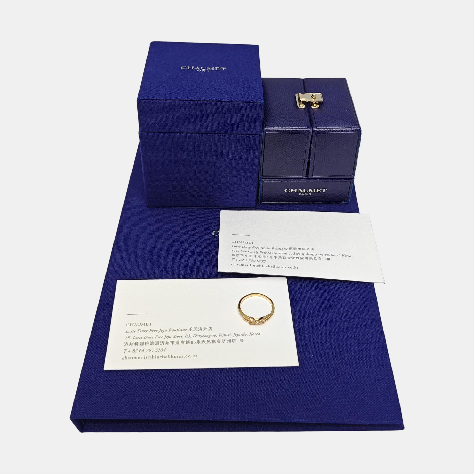 Jeux De Liens 18k Rose Gold Ring EU 50