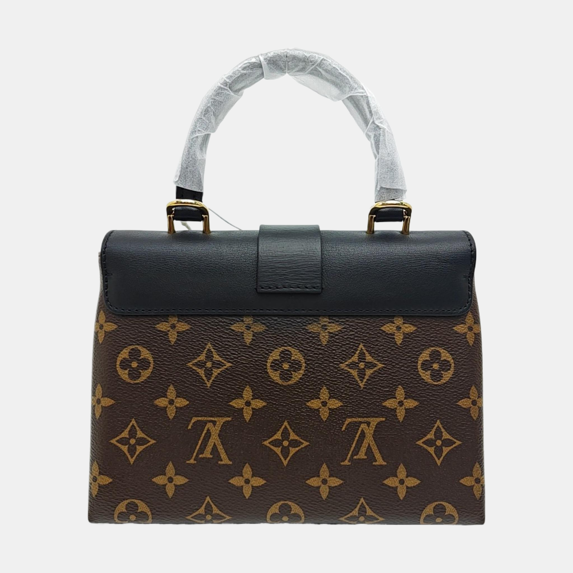 LOCKY BB Monogram Coated Canvas Brown