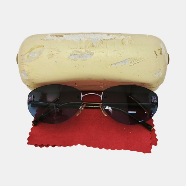 Metal Sunglasses Blue