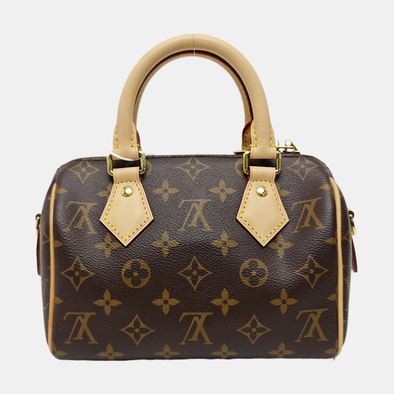 SPEEDY 20 Monogram Coated Canvas Brown