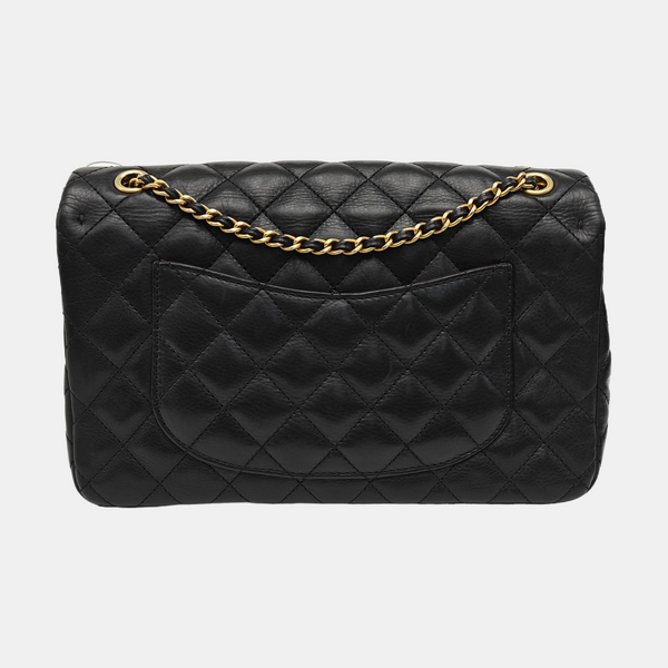 ROCK THE CORNER Medium Quilted Calfskin Black