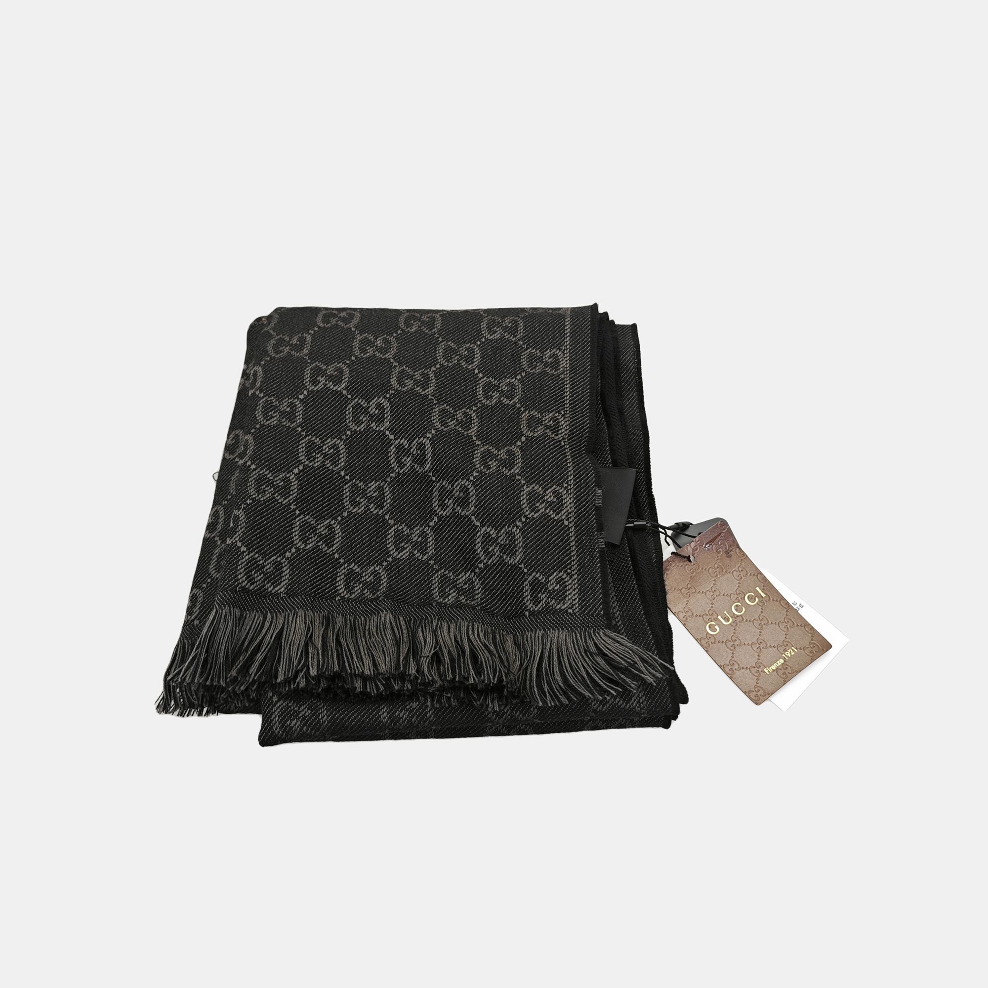 Wool Scarf Black