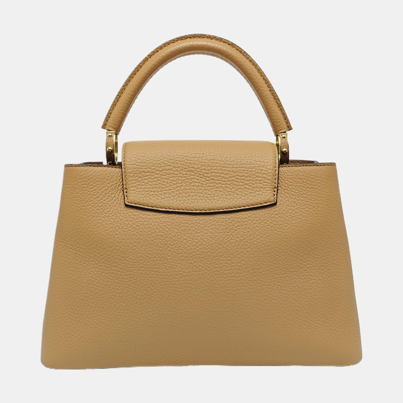 CAPUCINES MM Calfskin Beige