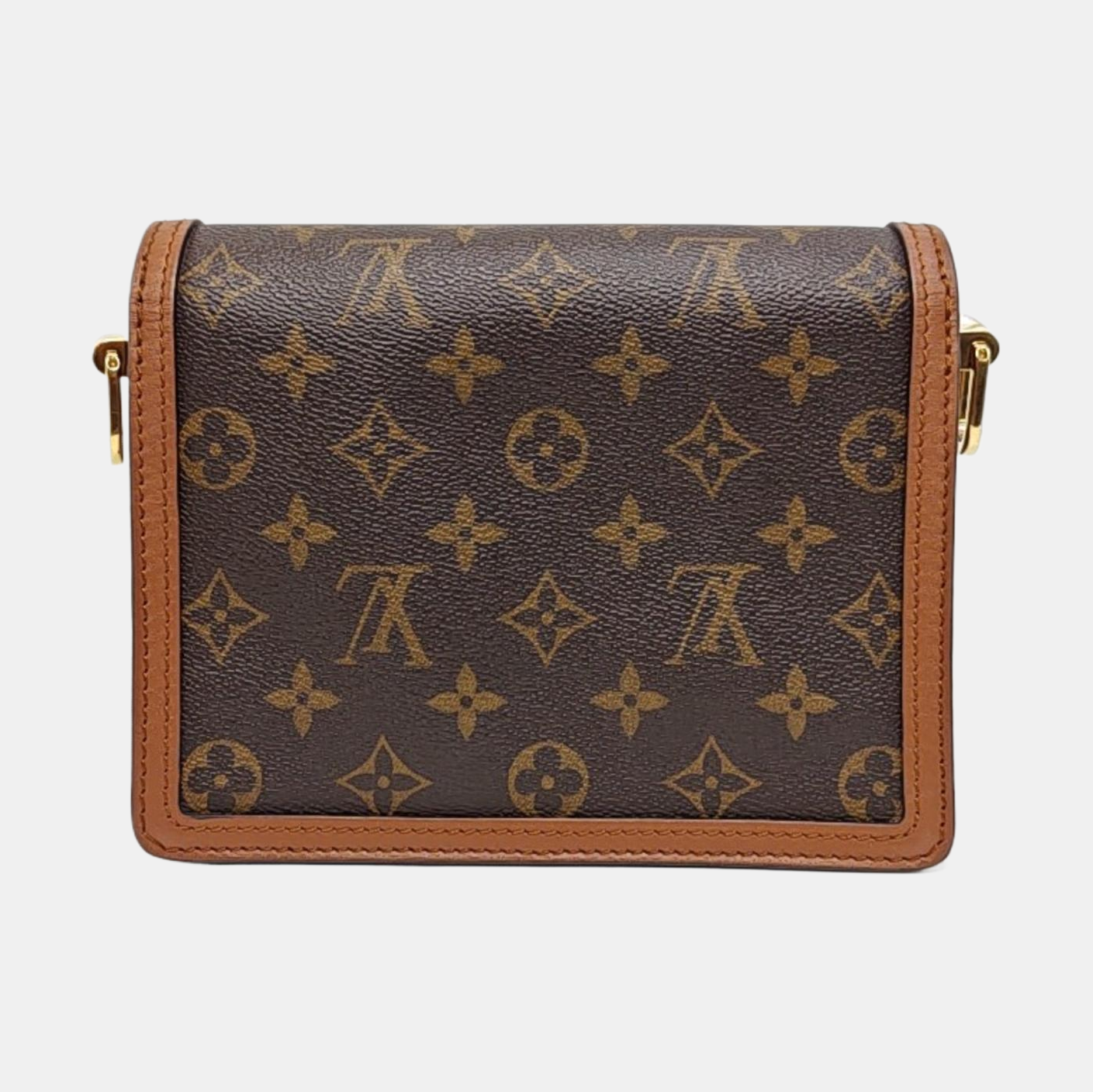 DAUPHINE Mini Coated Canvas Brown