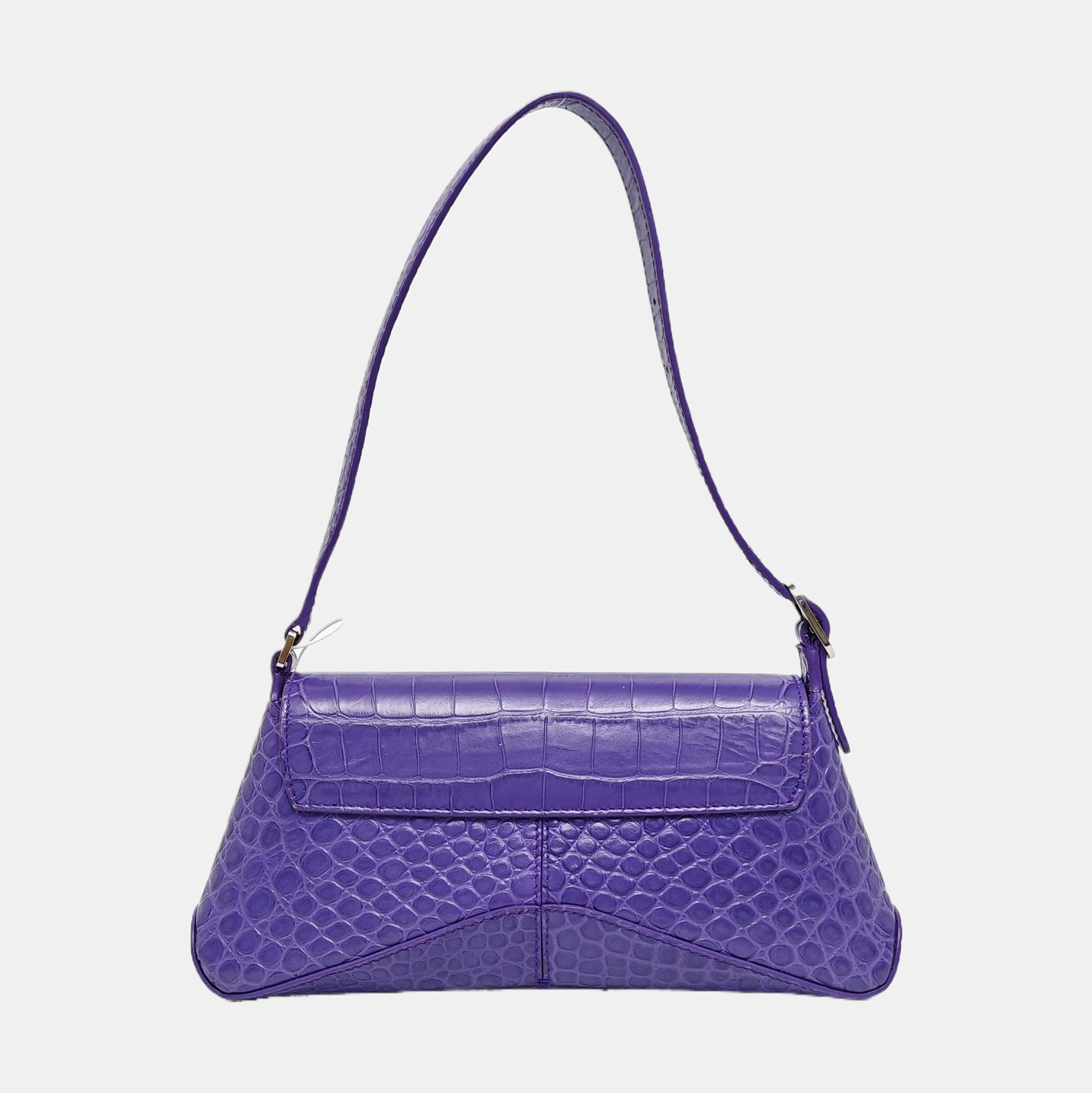 Authenticated pre-owned  Hourglass Calfskin Purple - Shoulder Bag at Looply