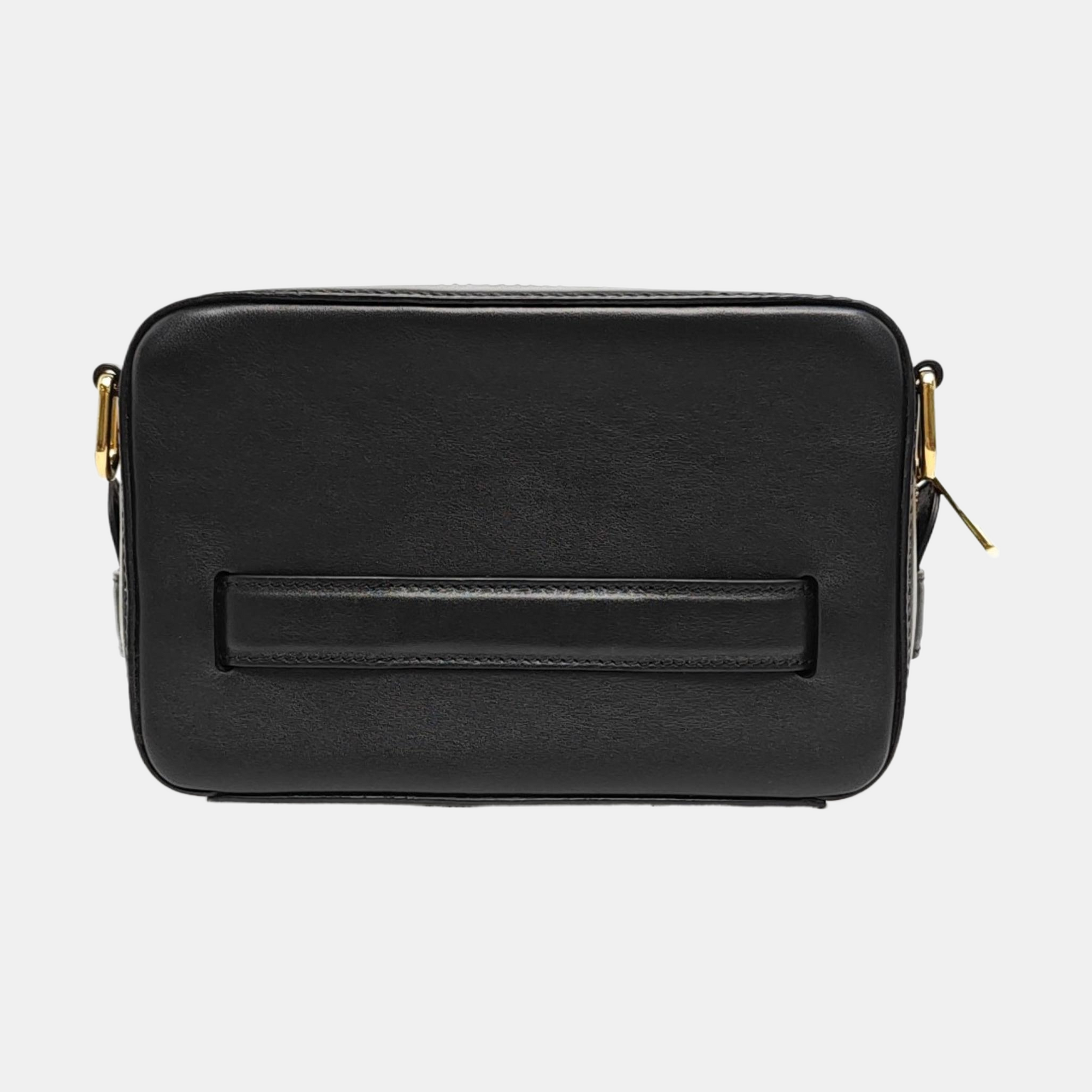 Calfskin Crossbody Bag Black