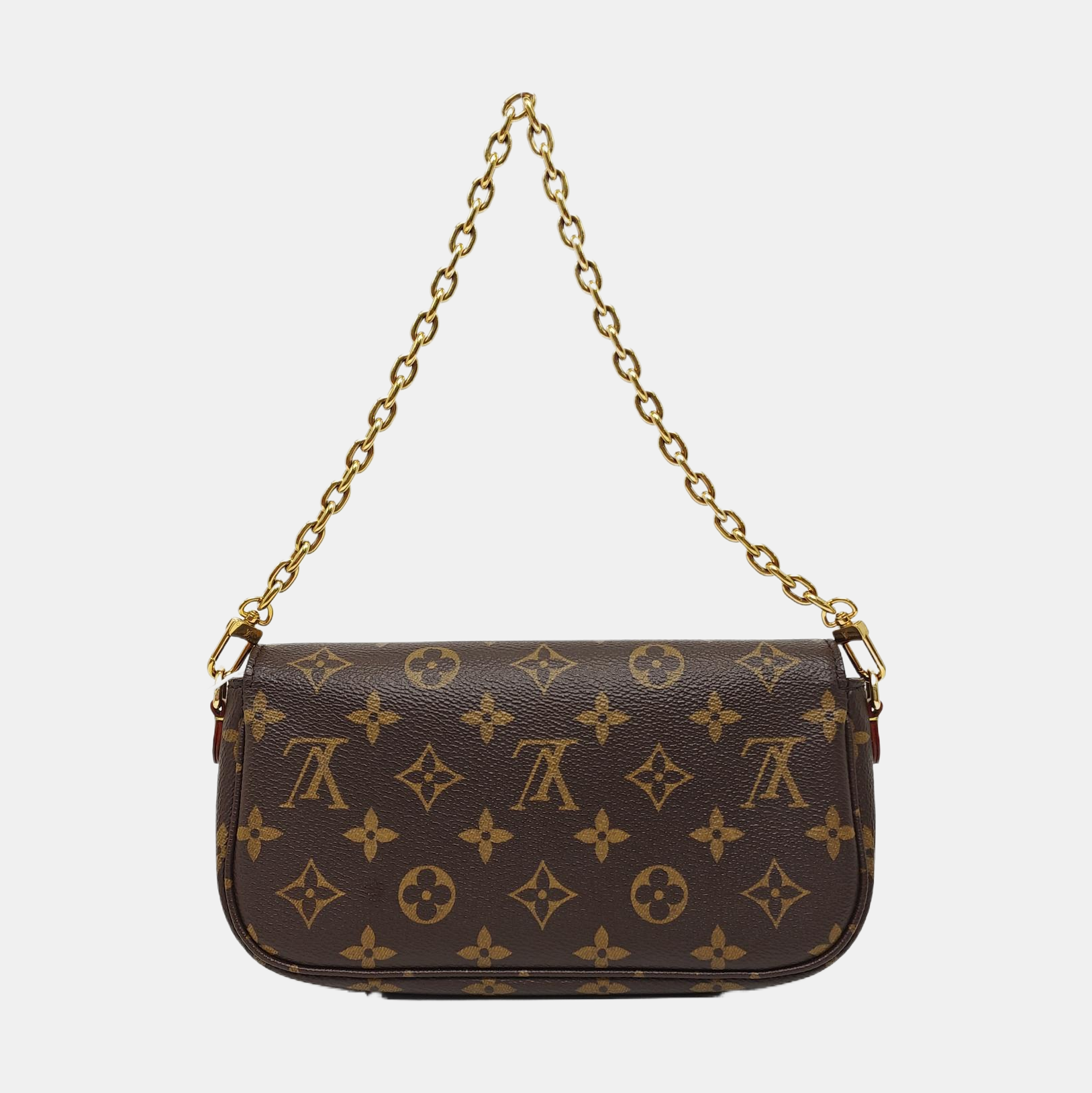 IVY Monogram Coated Canvas Brown