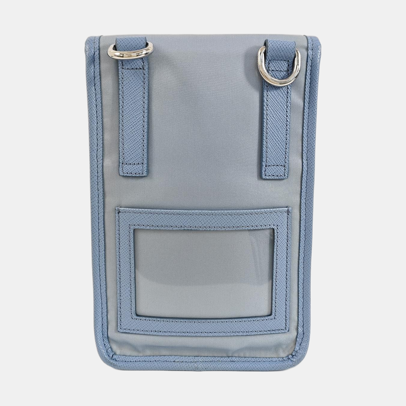 Fabric Shoulder Bag Blue