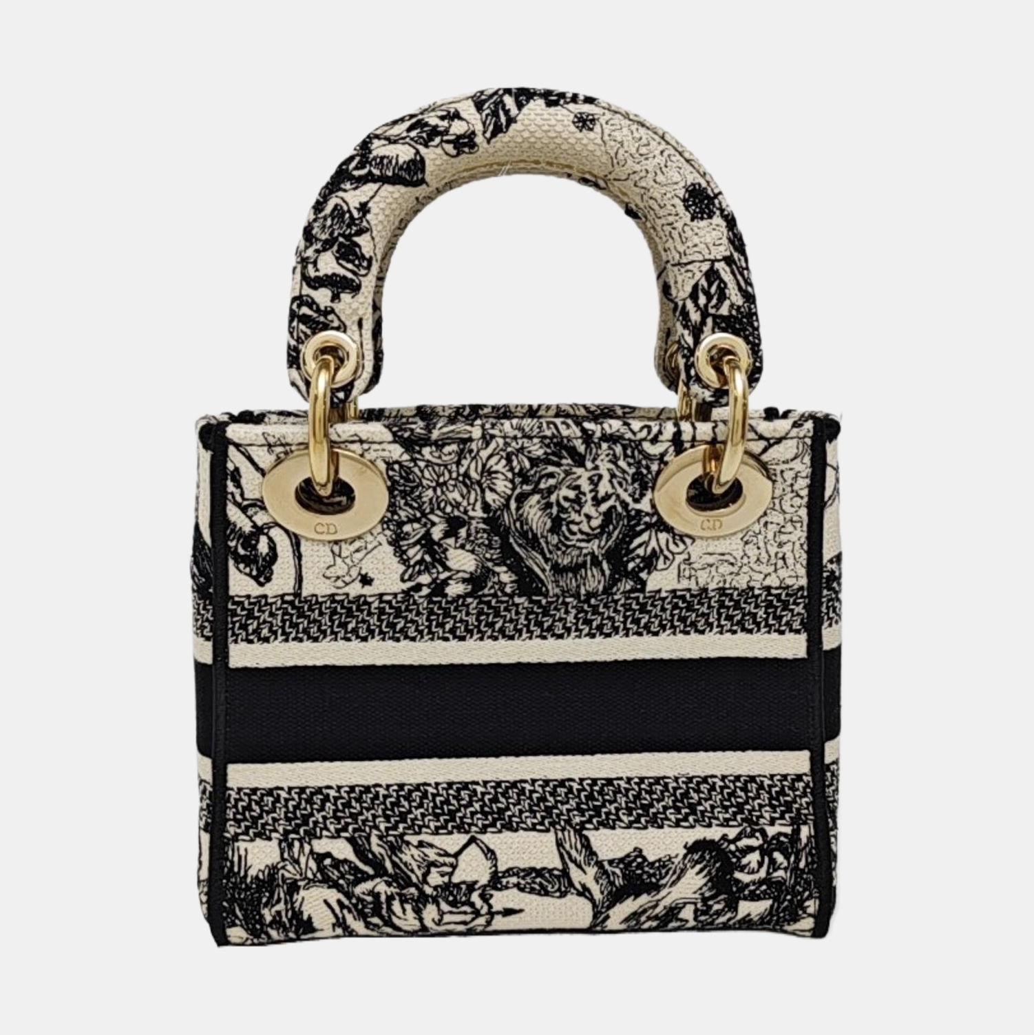 Lady Dior Mini Lona Multicolor