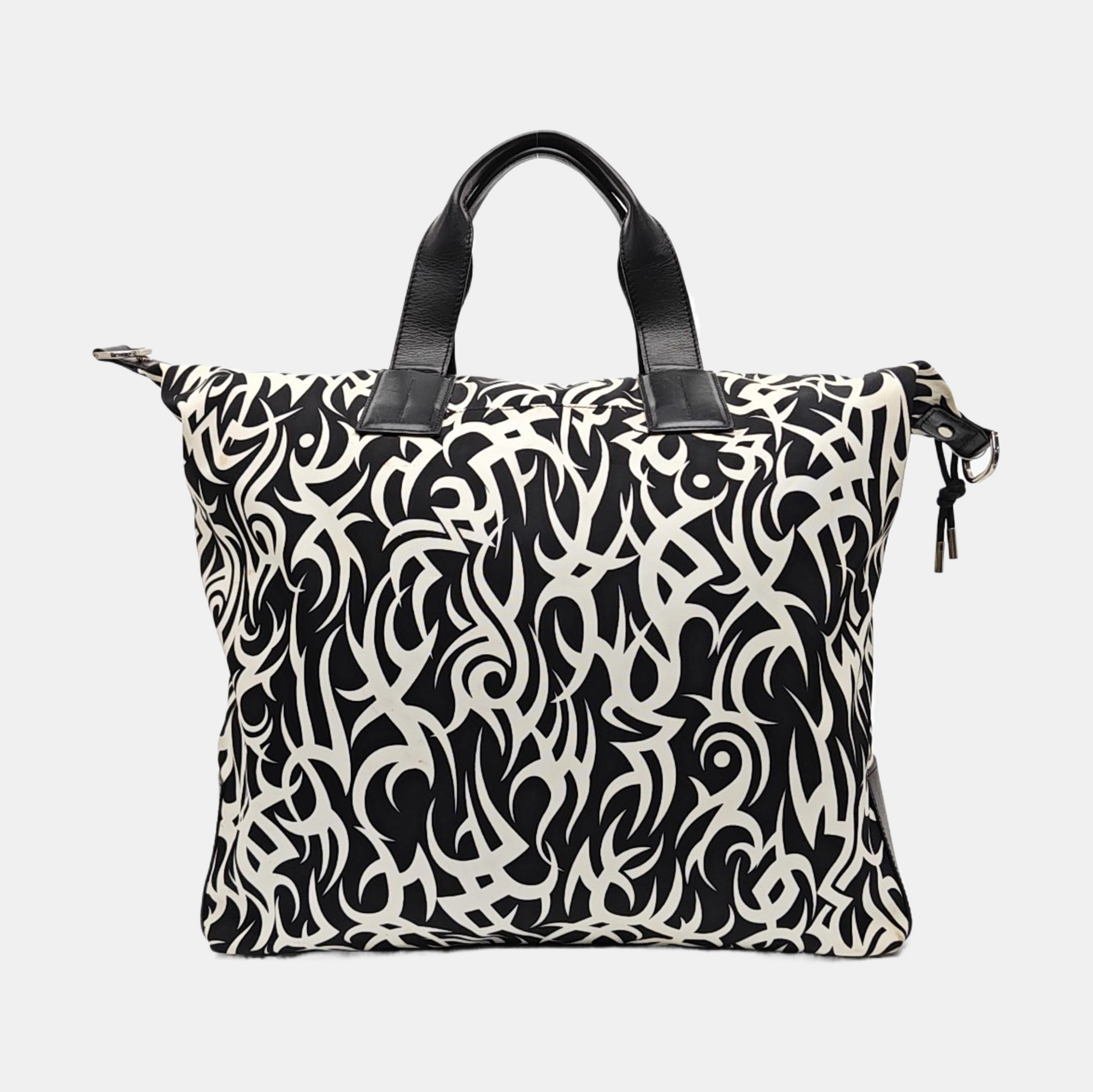 Fabric Shoulder Bag Black