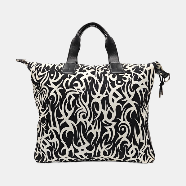 Fabric Shoulder Bag Black