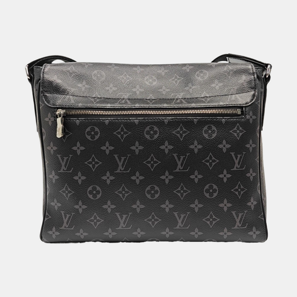 DISTRICT MM Monogram Coated Canvas Black