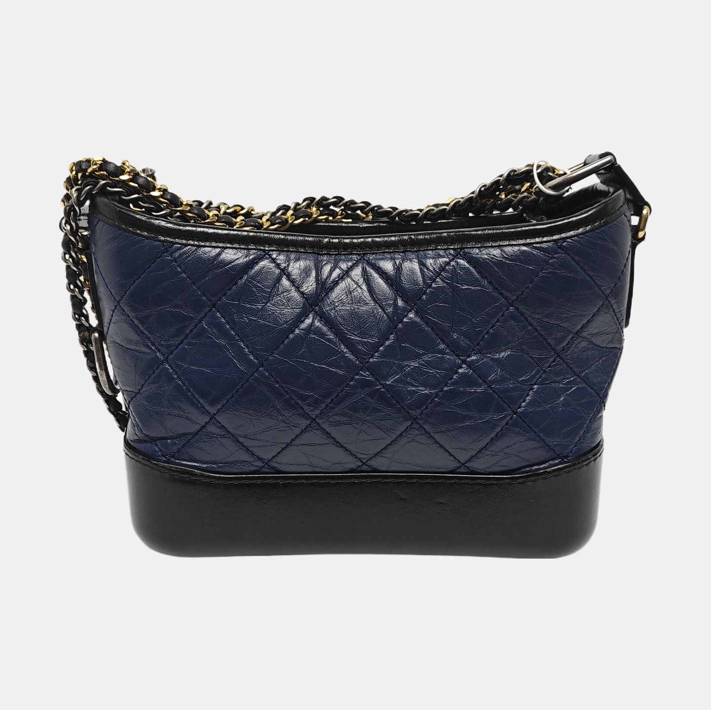 Authenticated pre-owned  GABRIELLE Quilted Calfskin Blue - Shoulder Bag at Looply