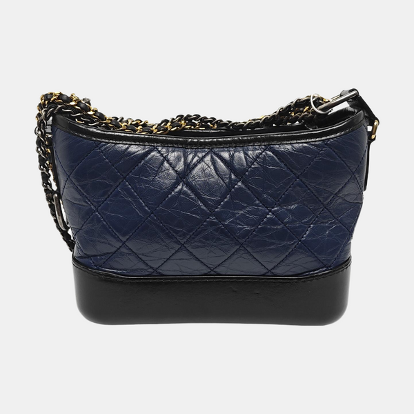 Authenticated pre-owned  GABRIELLE Quilted Calfskin Blue - Shoulder Bag at Looply