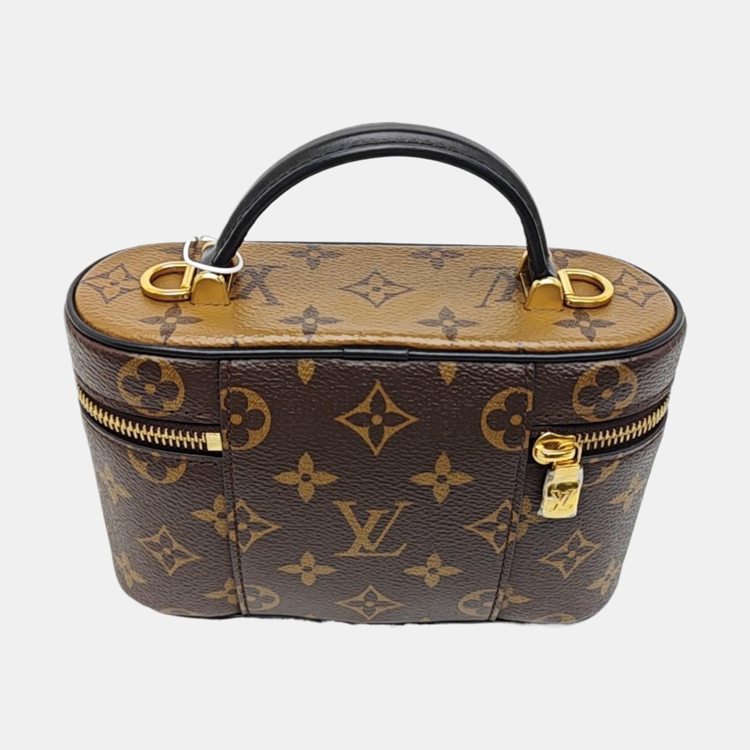 Vanity Chain Pouch Monogram Coated Canvas Brown