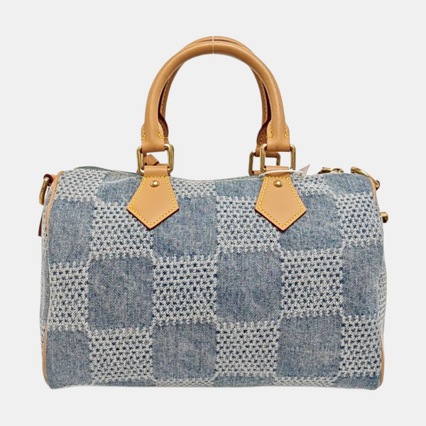 SPEEDY 25 Damier Canvas Blue